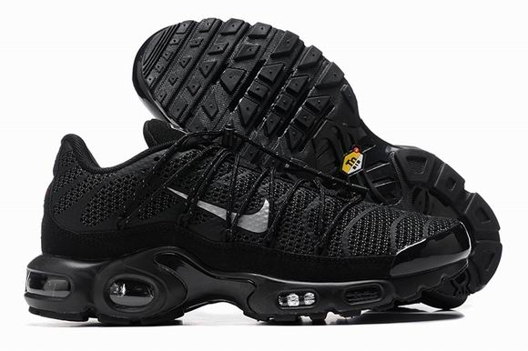 Nike Air Max Plus Utility Black Silver TN Men's Shoes-145 - Click Image to Close